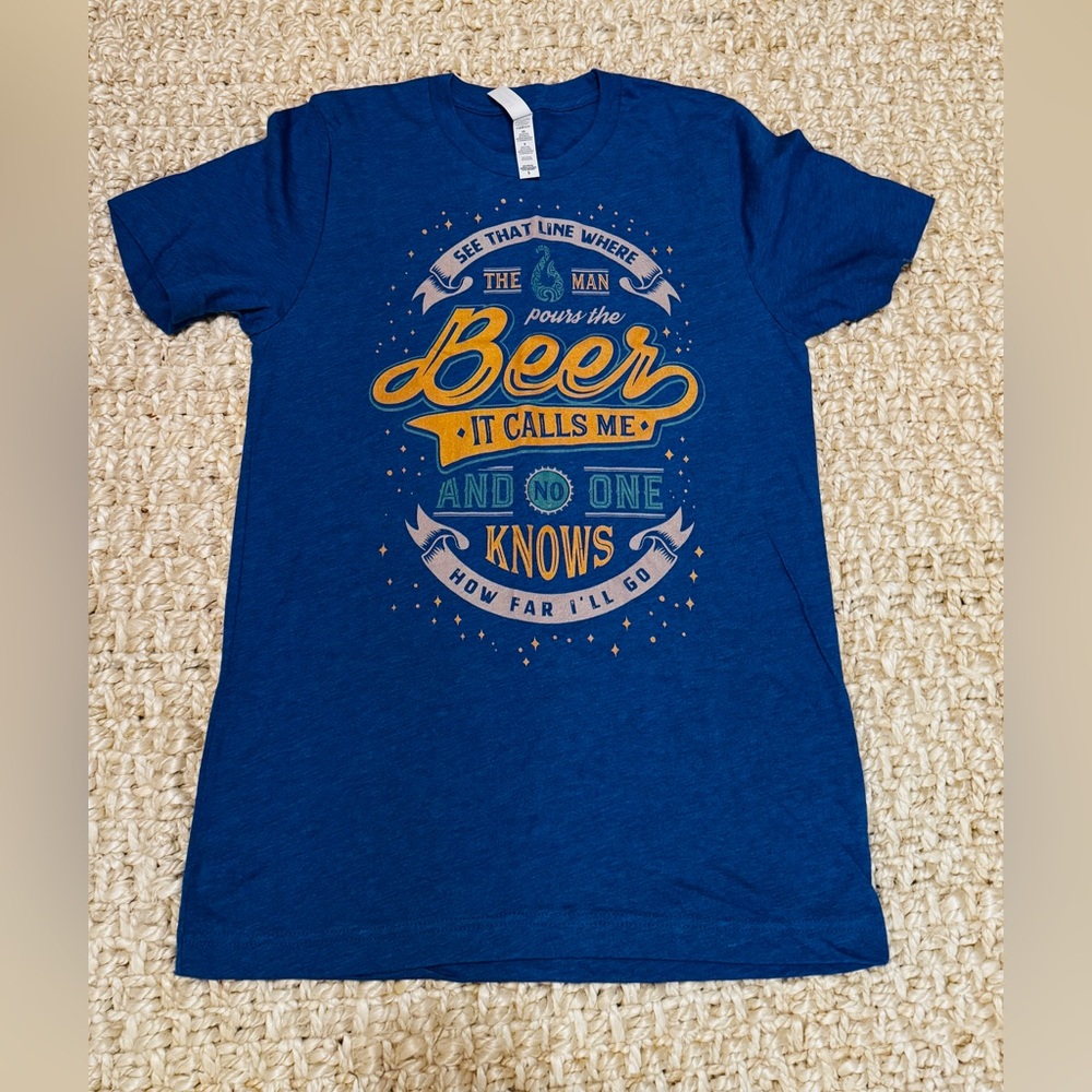 Disney Moana-inspired Beer t-shirt, Size Small, New, unique design